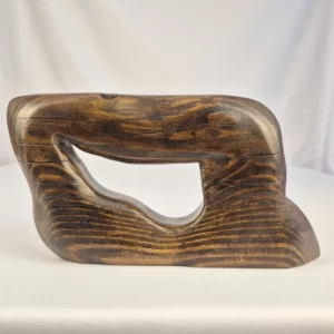 Vase soliflore design en bois
