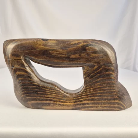 Vase soliflore design en bois