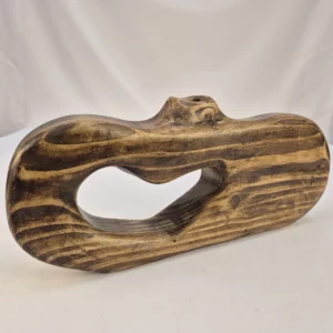 Vase soliflore design en bois
