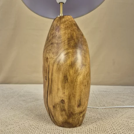 Lampe à poser design en bois