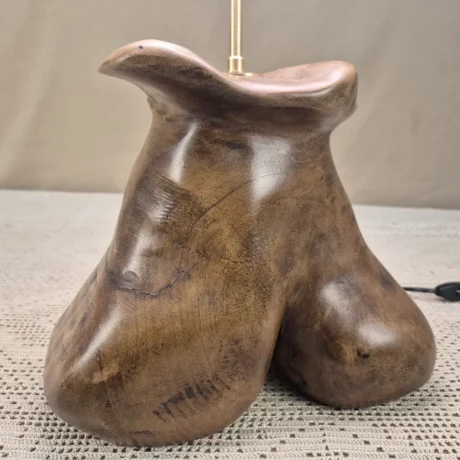 Lampe en bois