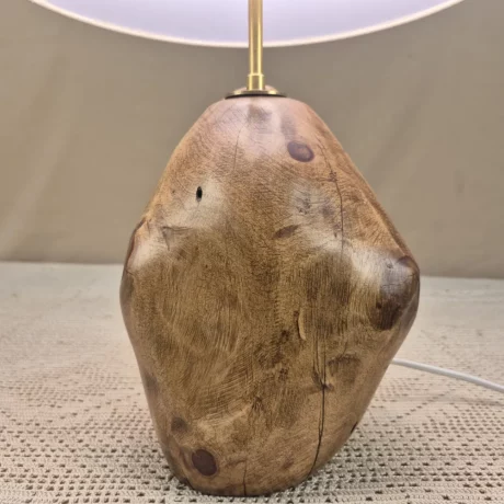 Lampe à poser design en bois
