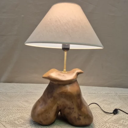Lampe en bois