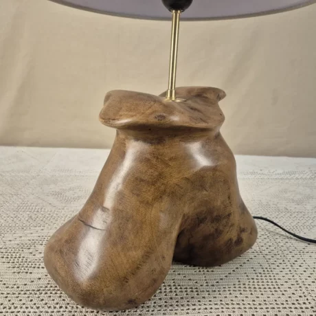 Lampe en bois