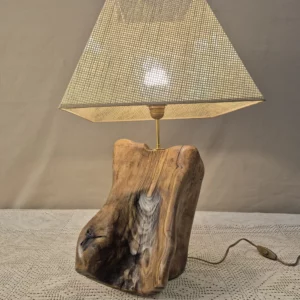 Lampe décorative en bois