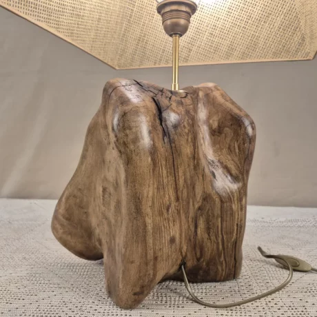 Lampe décorative en bois