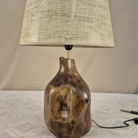 Lampe style rustique