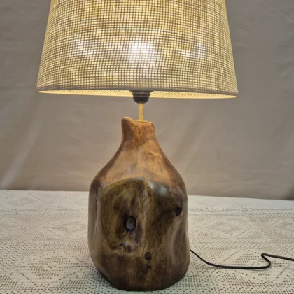 Lampe style rustique