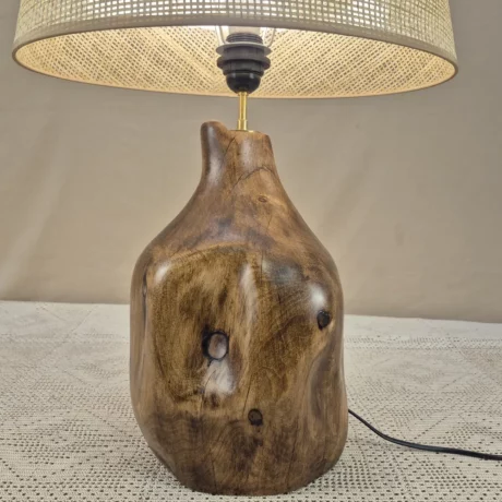 Lampe style rustique