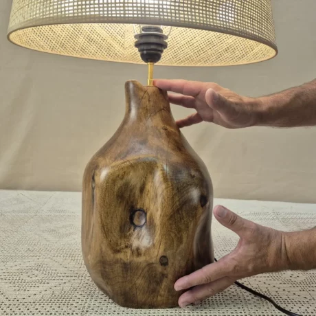 Lampe style rustique