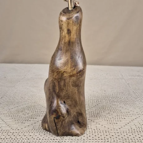 Vase en bois