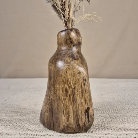 Vase en bois fait main