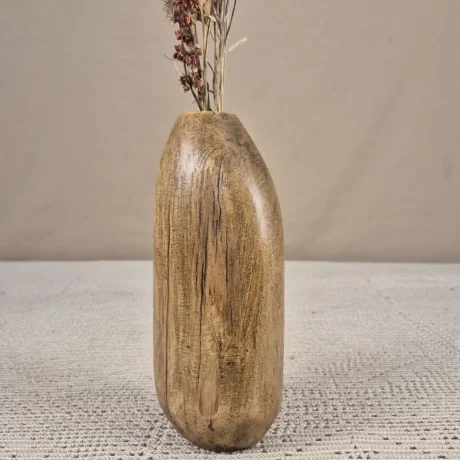 Vase en bois fait main