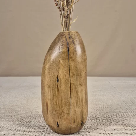 Vase en bois fait main