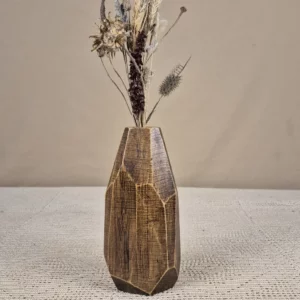 Vase en bois fait main