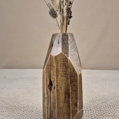 Vase en bois fait main