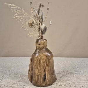 Vase en bois fait main